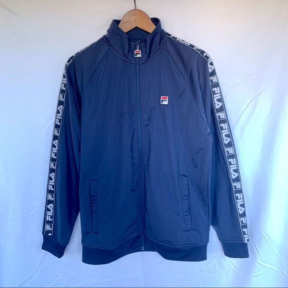 FILA Strap Zip-Up Track Jacket Medium - Picture 1 of 4